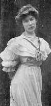 Annie Russell-studio shot in white dress-photo-B&W-Resized.jpg (33512 bytes)