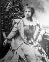 Helena Modjeska sitting in chair-photo-B&W-Resized.jpg (84416 bytes)
