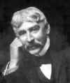Bret Harte-leaning on handd-Photo-B&W.jpg (33679 bytes)