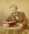 Bret Harte reading-Photo-tinted-Resized.jpg (41210 bytes)