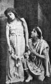 Joseph Haworth as Vinicius (kneeling with Lygia) in Quo Vadis-B&W-Resized.jpg (130689 bytes)